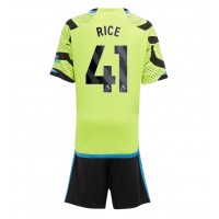 Camiseta Arsenal Declan Rice #41 Visitante Equipación para niños 2023-24 manga corta (+ pantalones cortos)